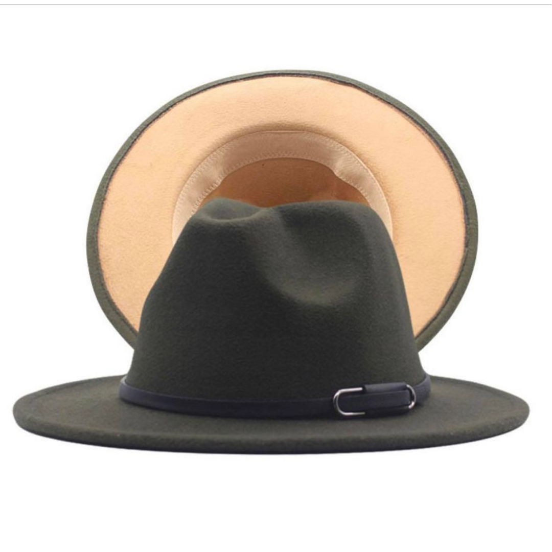Slim Belted Fedora