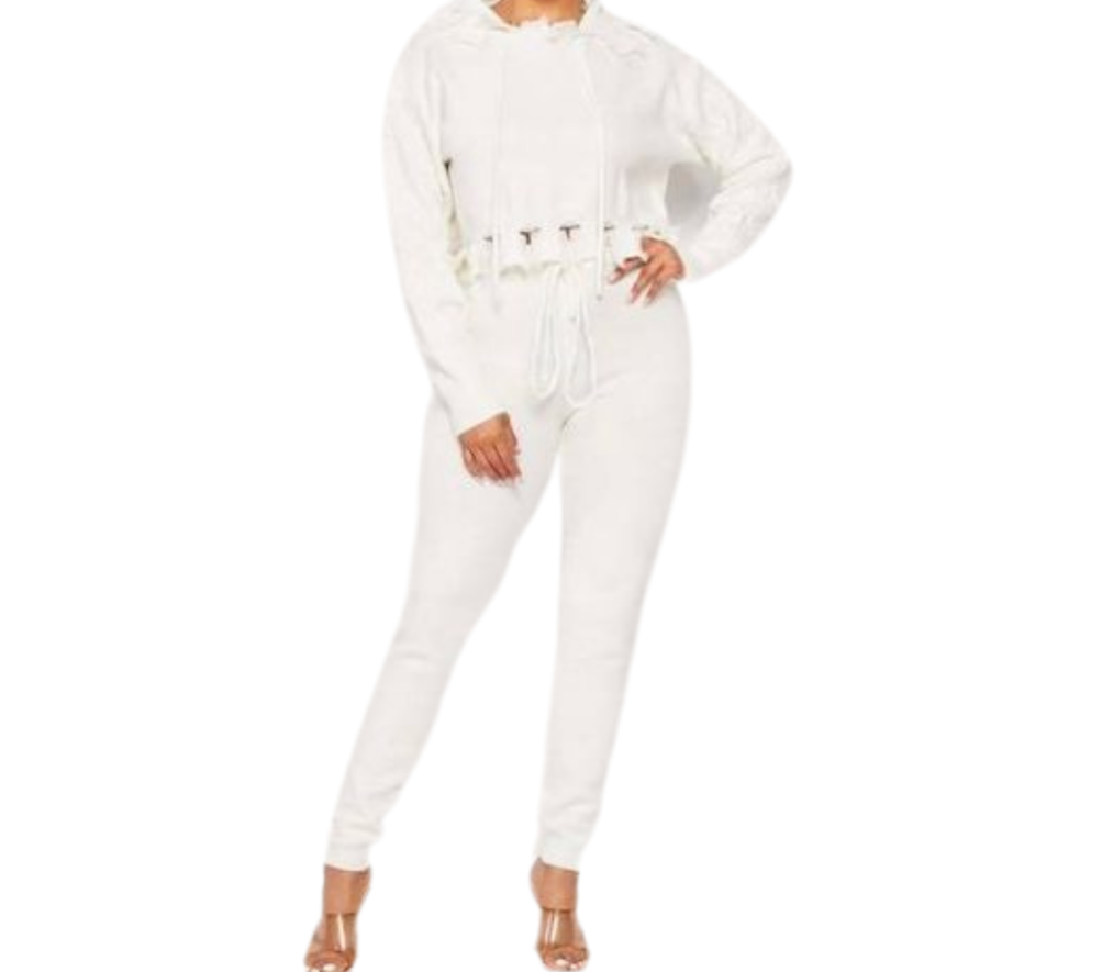 2 piece High Waist Joggers