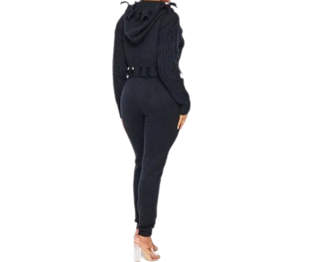 2 piece High Waist Joggers