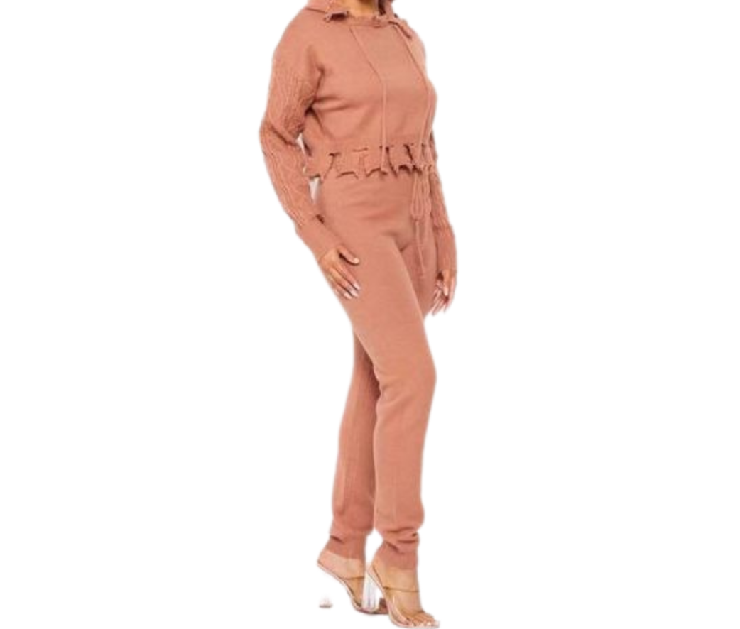 2 piece High Waist Joggers