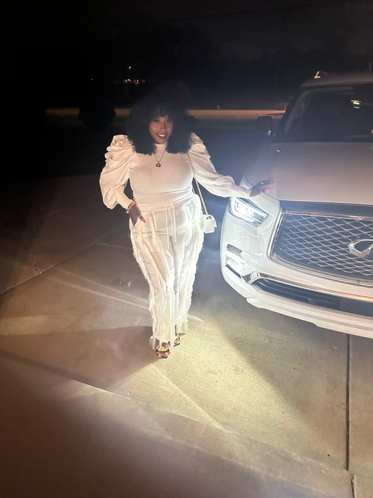 All Eyes On Me Fringe Pants