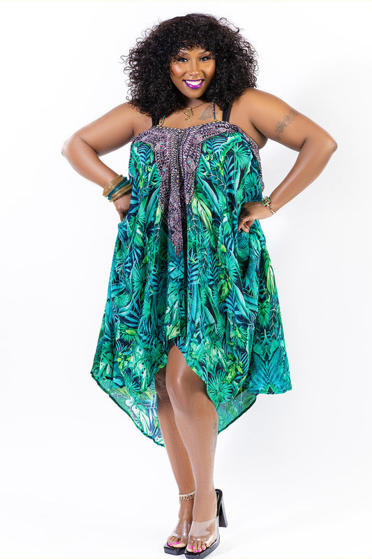 Outta The Country Tropical Sundress