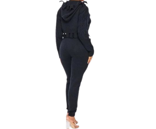 2 piece High Waist Joggers